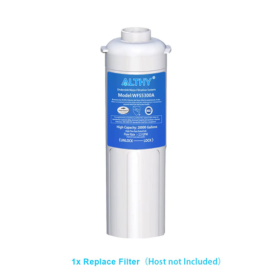 Replacement Water Filter for  WFS5300A under Sink Drinking Direct Connect under Counter Drink Water Filtration System