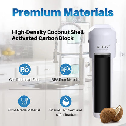 under Sink Drinking Water Filter Purifier -NSF/ANSI Certified Direct Connect under Counter Drink Water Filtration System