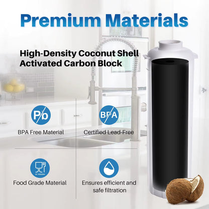 Replacement Water Filter for  WFS5300A under Sink Drinking Direct Connect under Counter Drink Water Filtration System